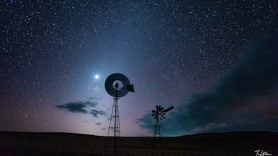 This shows the phenomenon of the Zodiacal light visible around March and September each year due