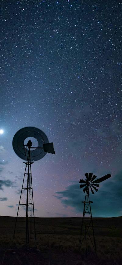 This shows the phenomenon of the Zodiacal light visible around March and September each year due