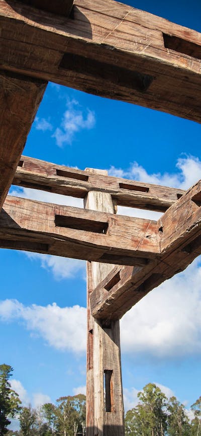 Scultpure in Pilot Hill Arboretum