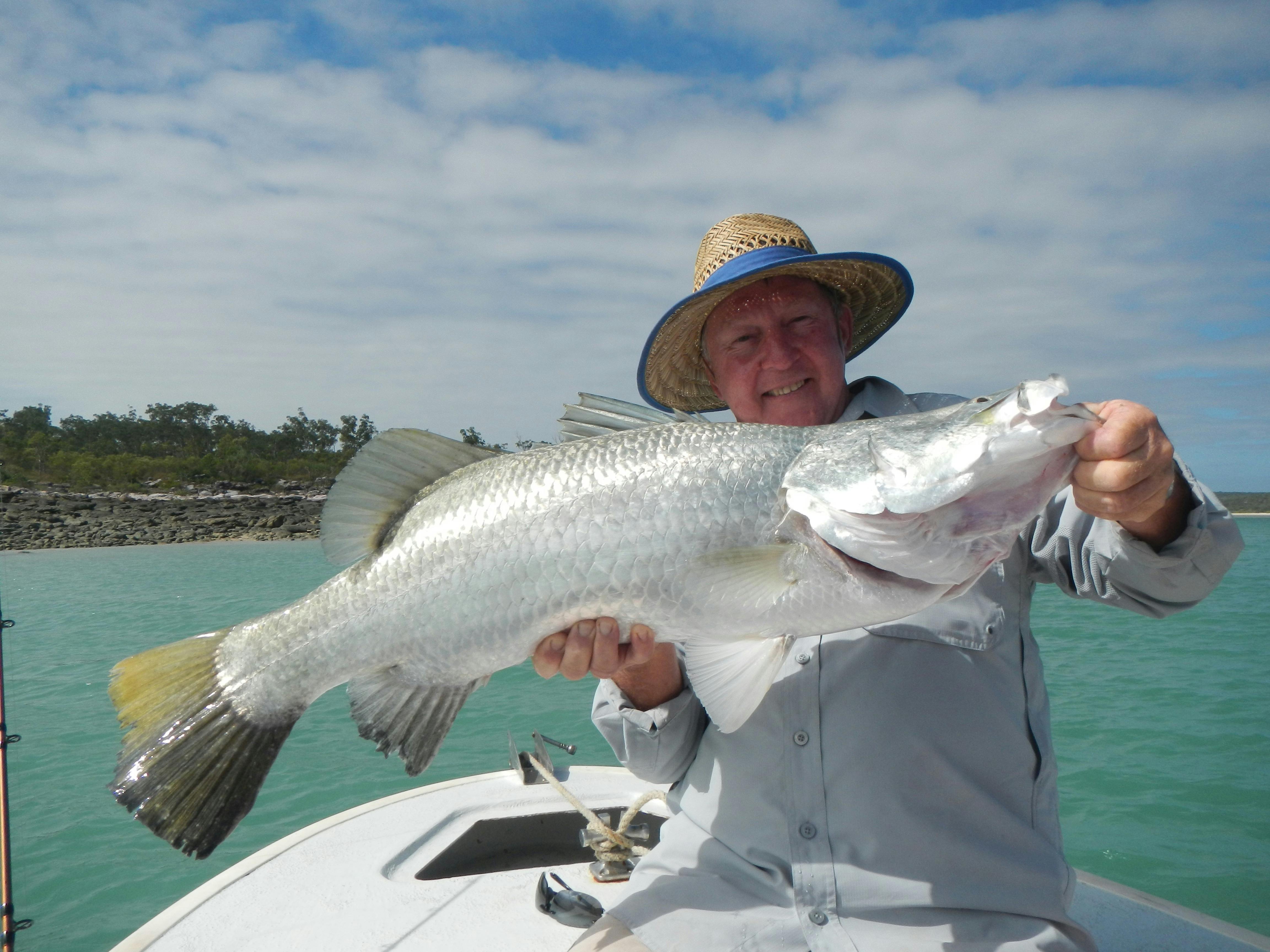 Bill with an iconic Barramundi
