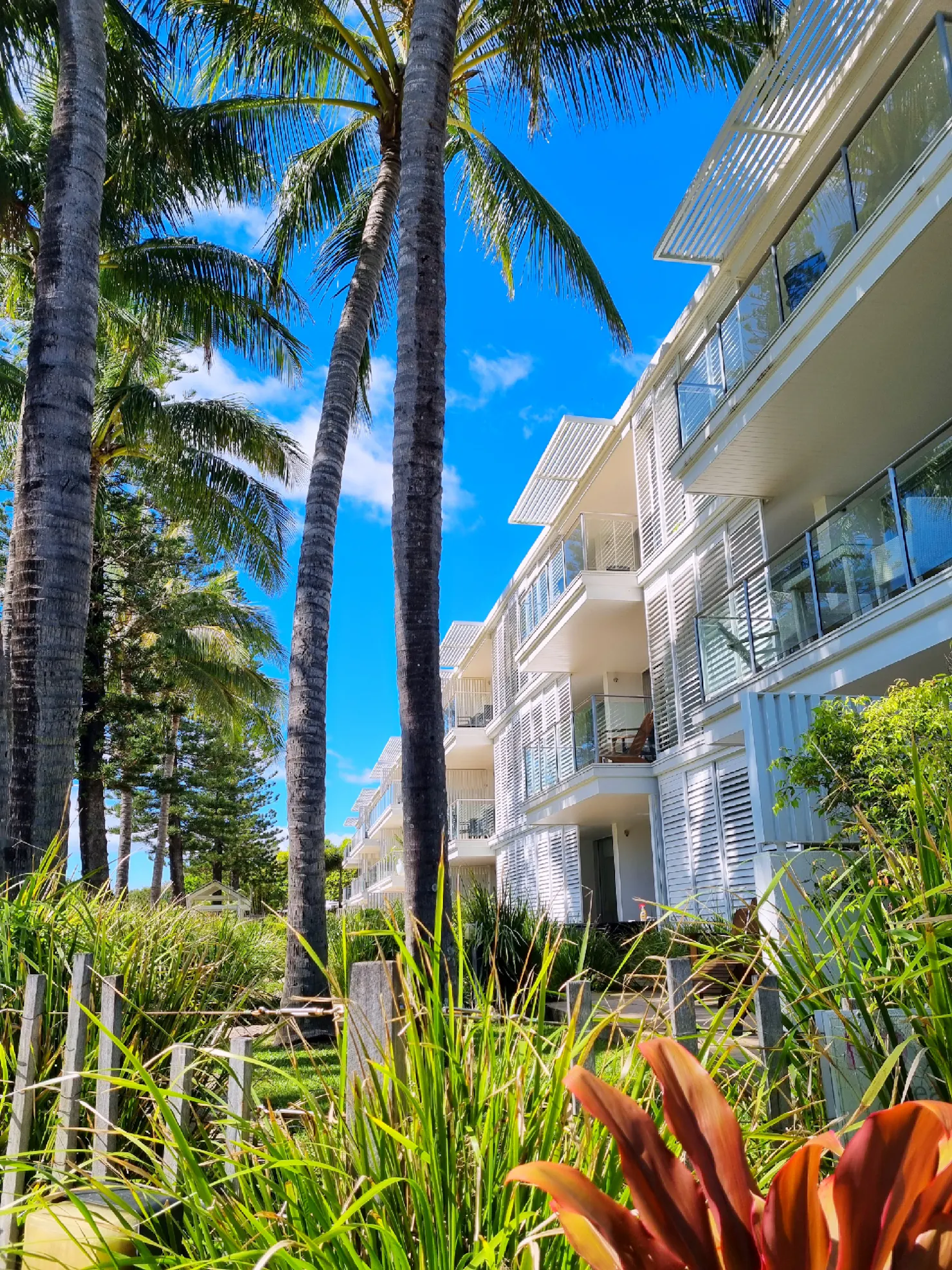 Ocean facing side of Resort