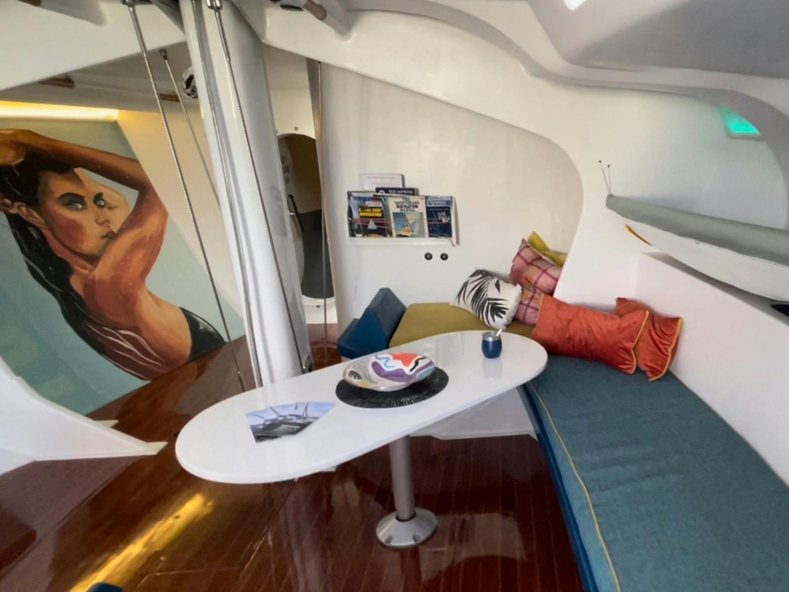 Be surprised by the size and level of luxury below deck