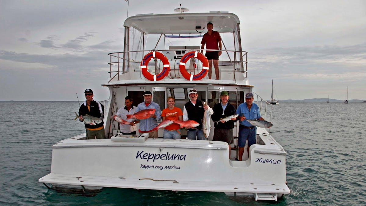 Take a fishing charter on a private vessel to catch the best of The Keppel Islands fish!