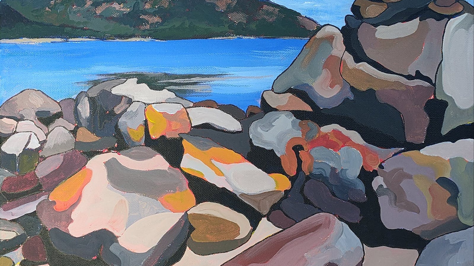 Lee-Anne Peters - Coles Bay - Acrylic