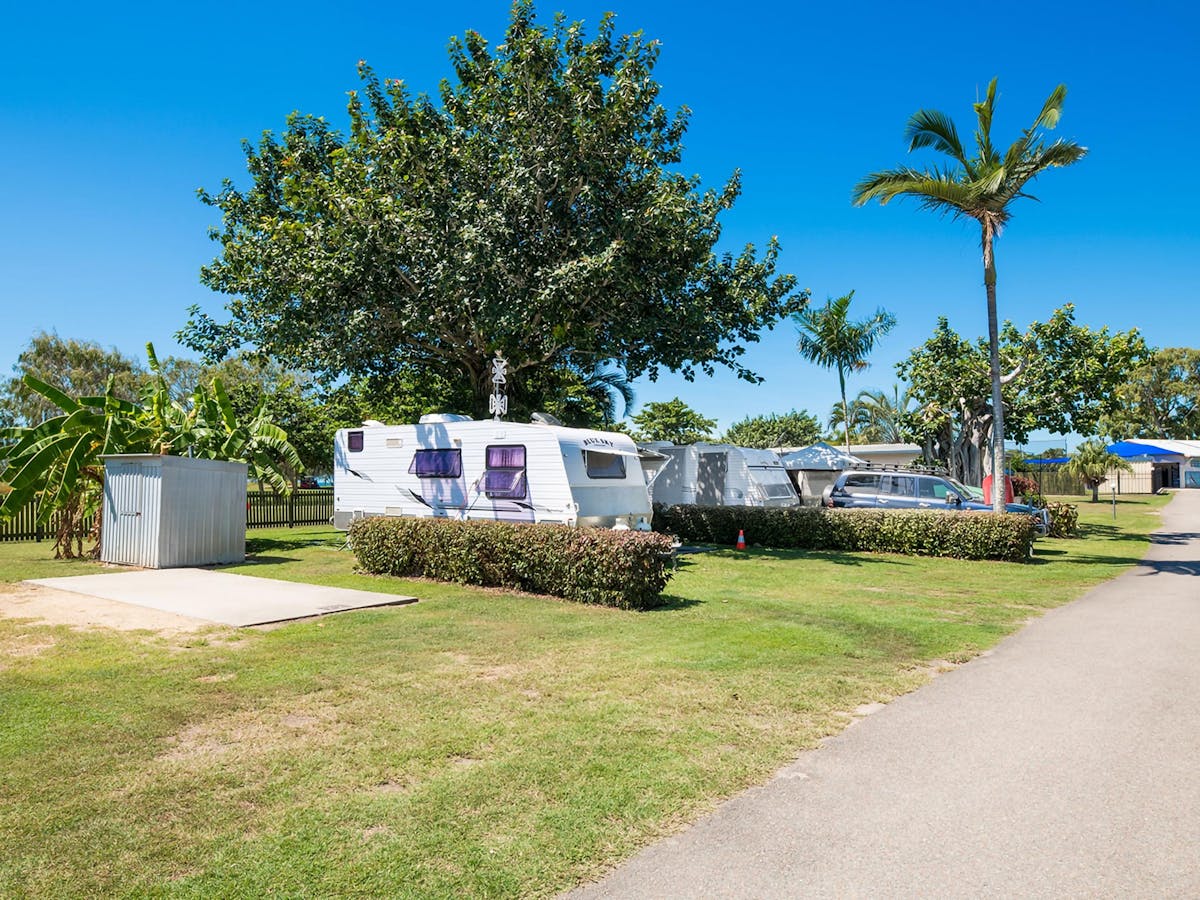 View of campsites
