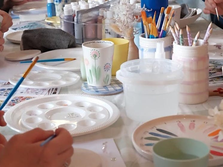 Painting Ceramics Workshop