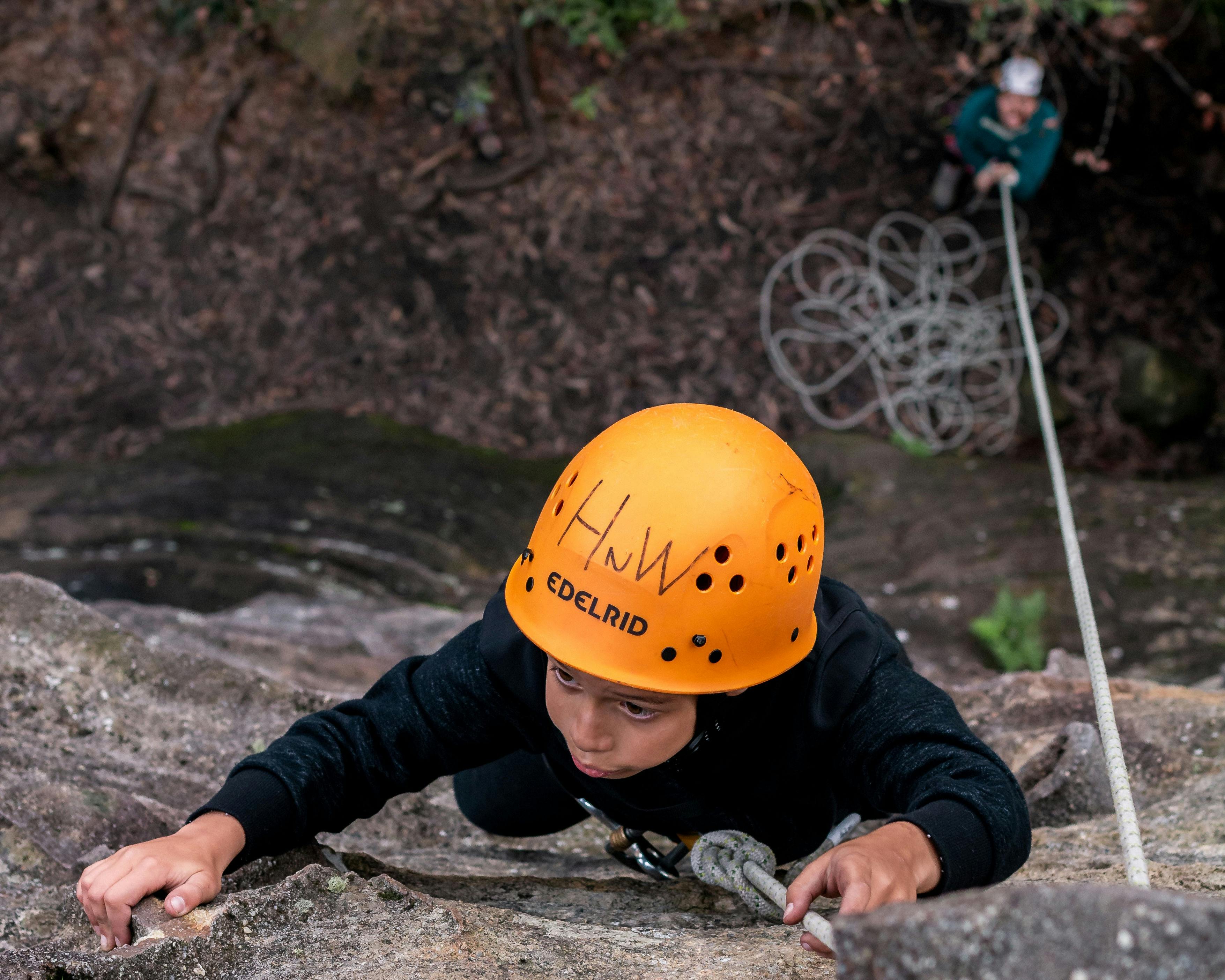 Introductory rock climbing in the Blue Mountains
