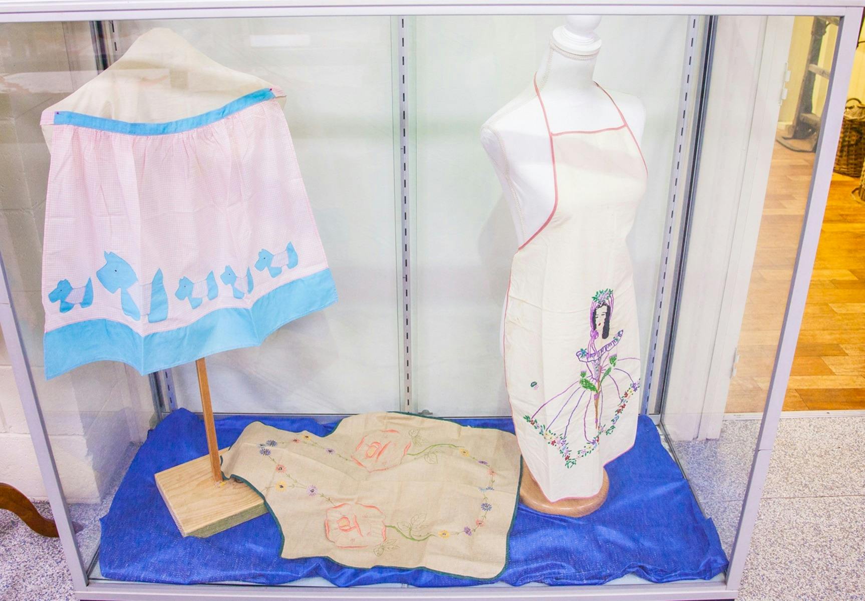 Aprons 1890s to 1990s: Textiles Exhibition