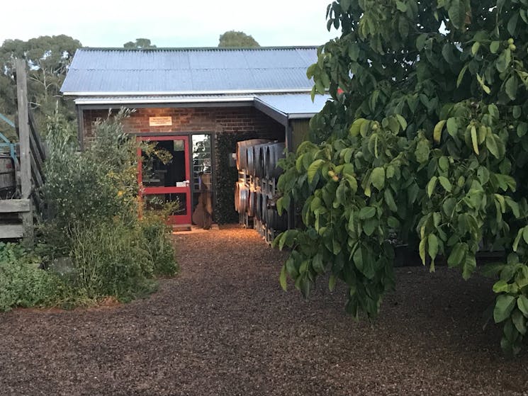 Entrance to cellar door