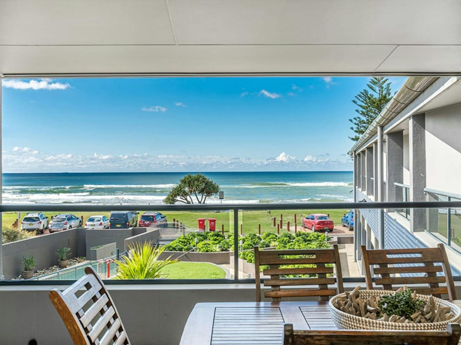patio overlooking the ocean