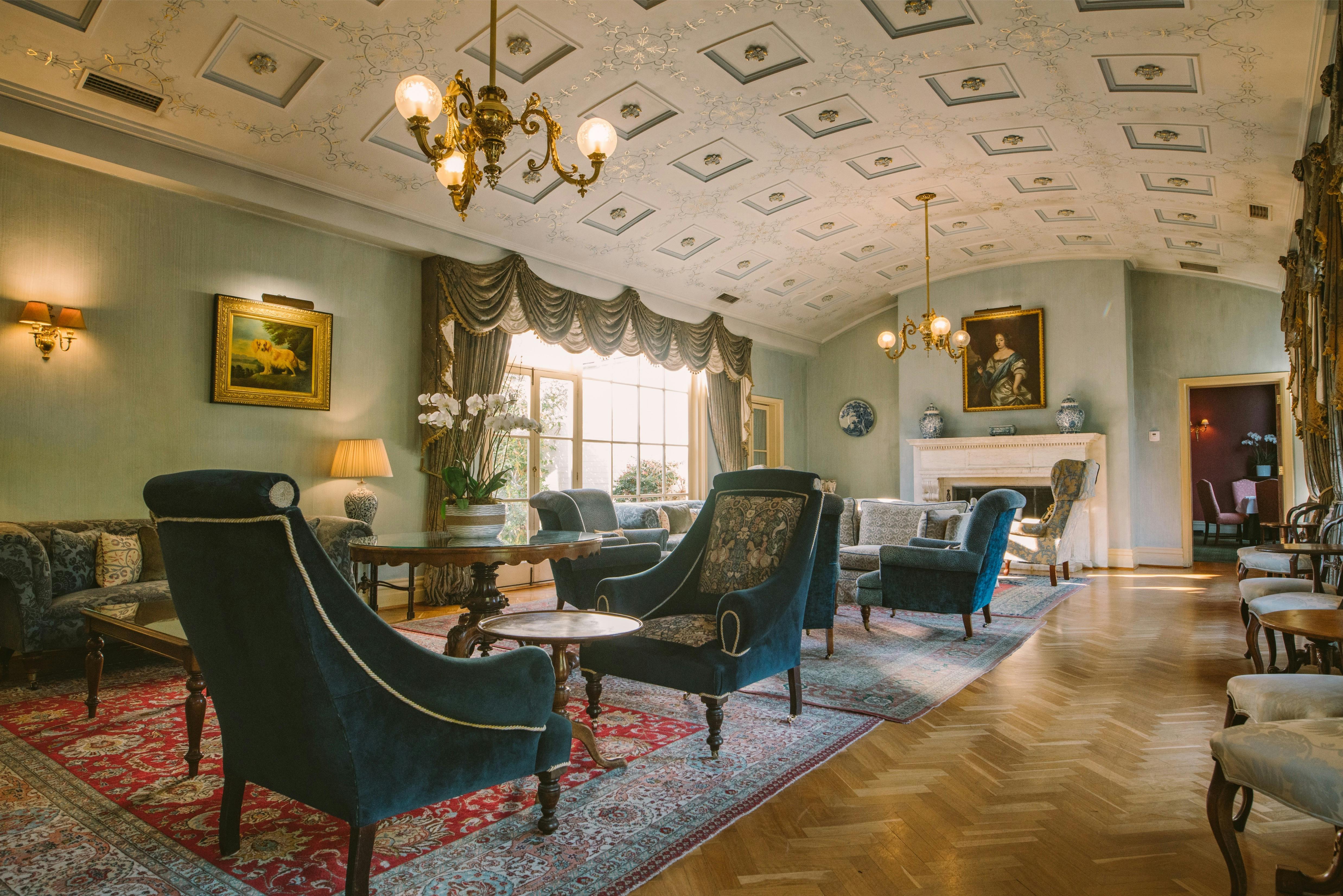 Guest Lounge of Chateau Yering Hotel