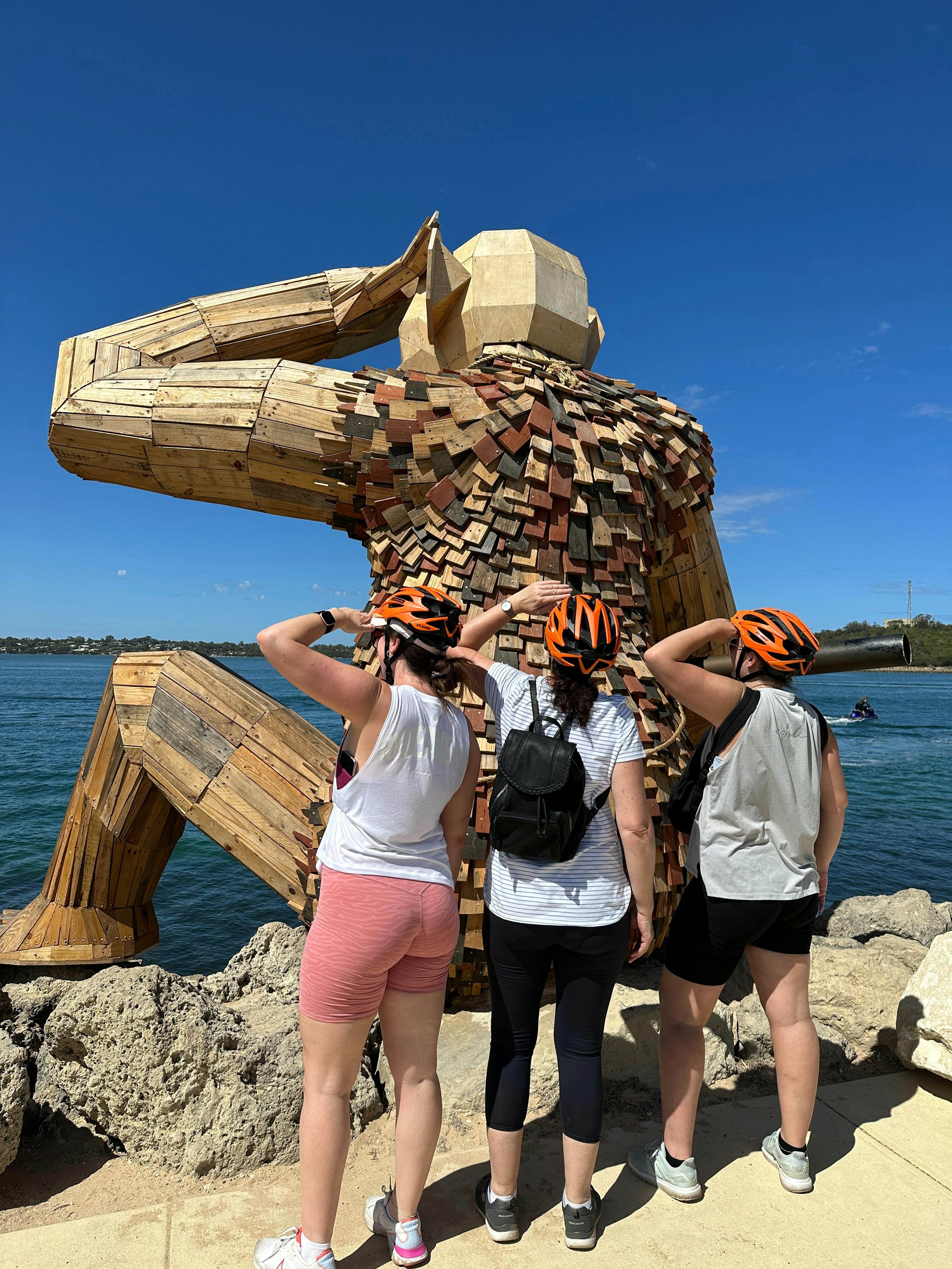 "Seba's Song" is the only GIANT that faces out to sea.