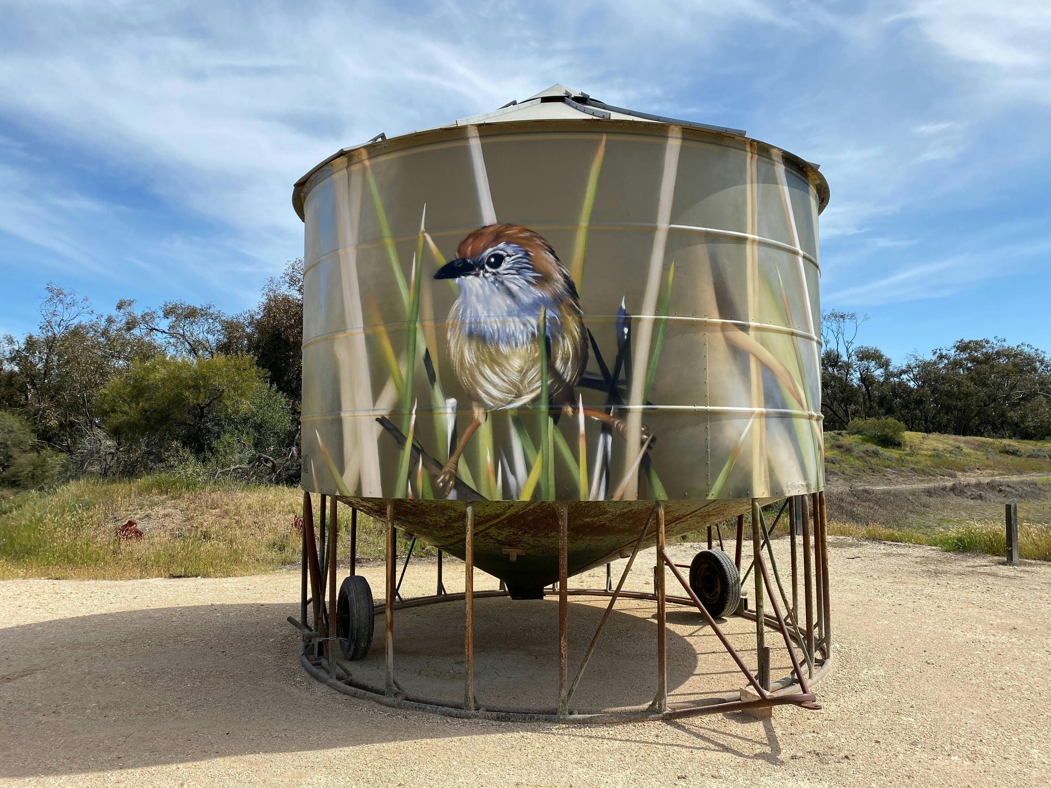 Woomelang Silo Art