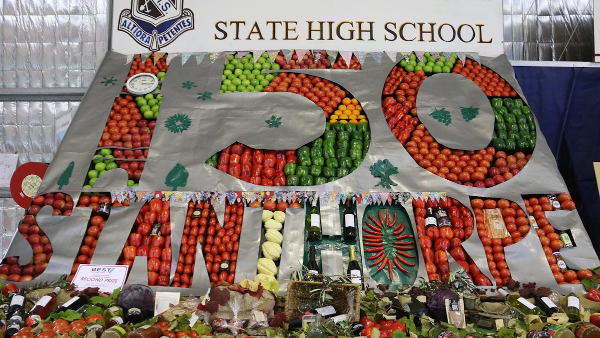 Fruit displays at the Stanthorpe Show