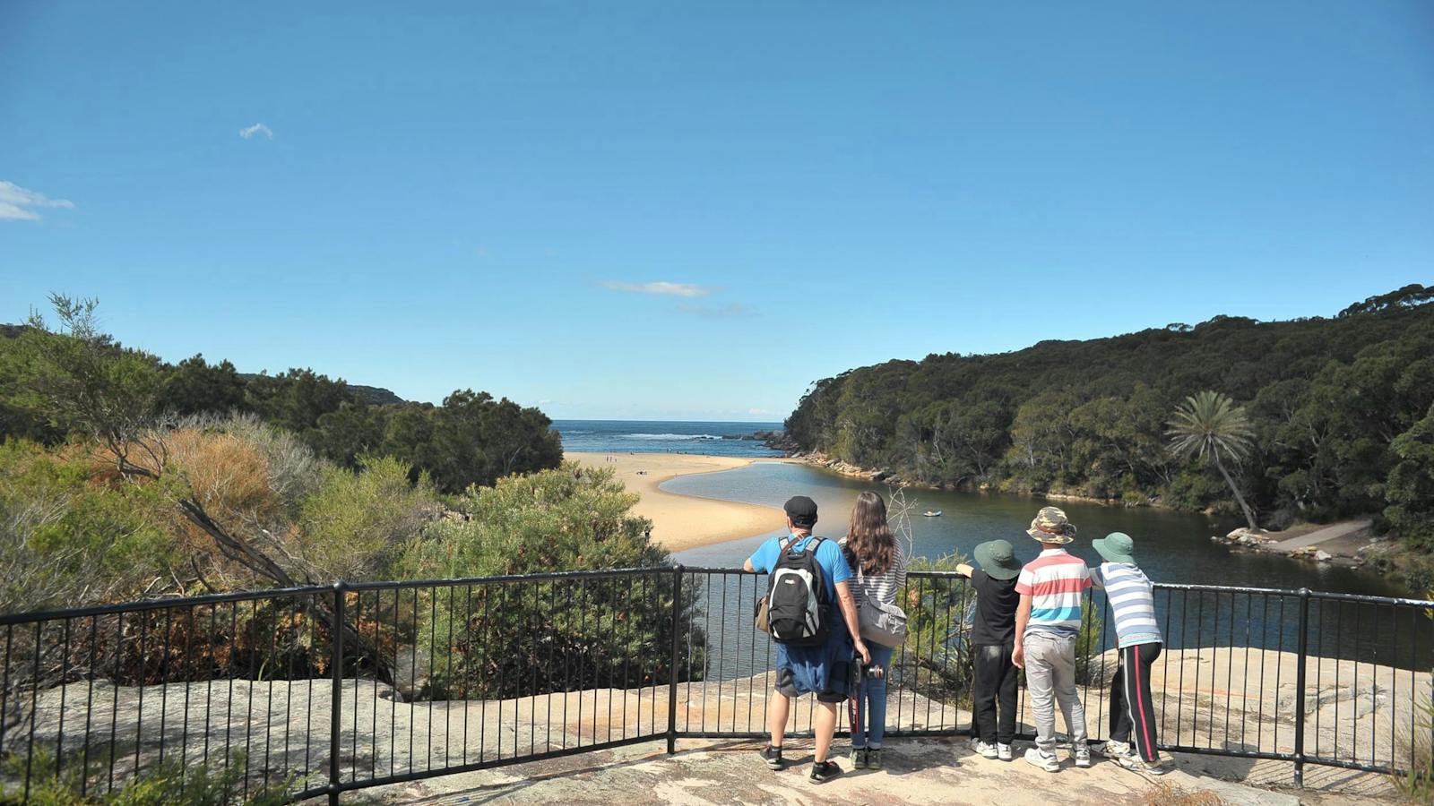 Wattamolla Beach in the Royal National Park