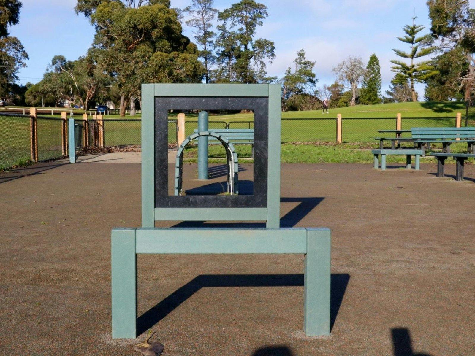 The Dog Agility Park gives dogs a great way to exercise they can weave, dodge, climb, balance, craw