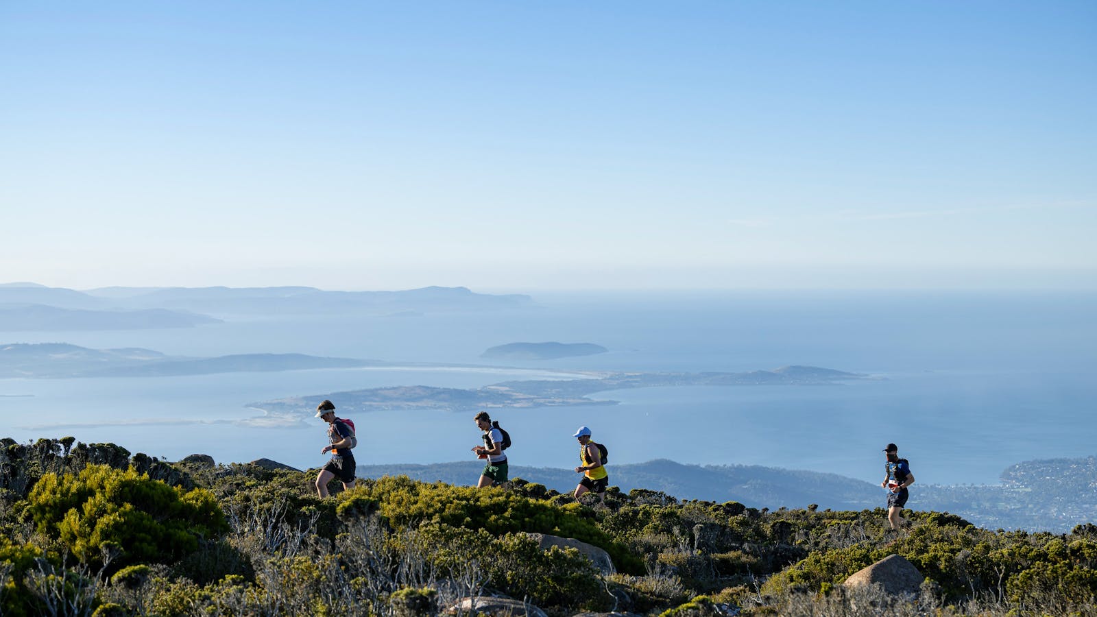 Trail running on kunanyi / Mount Wellington, Wellington Park