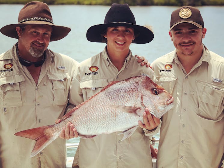 Yamba Fishinga dn Charters private full day trips are a snapper of a good time.