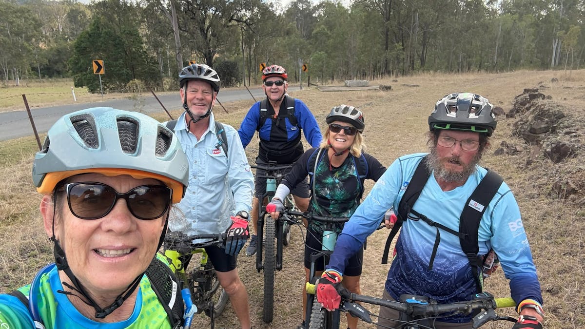The Boyne Burnett Inland Rail Trail is at our basck door