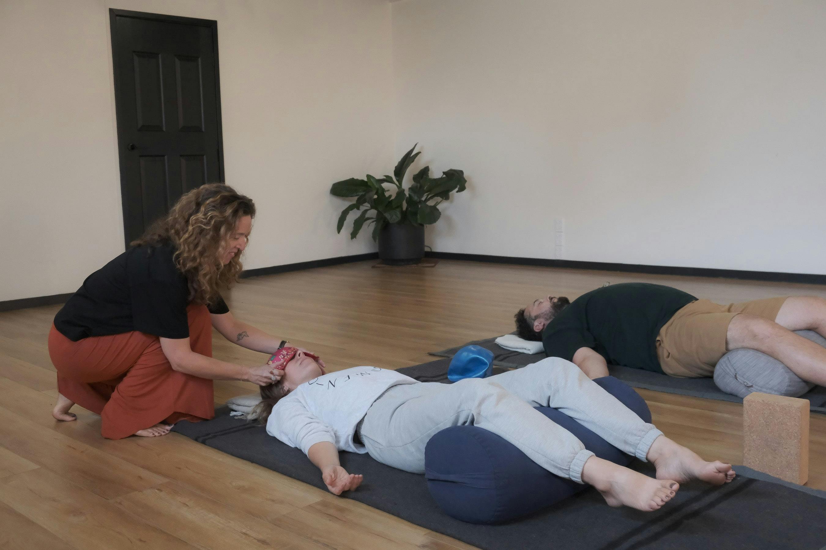 Restful yoga practice