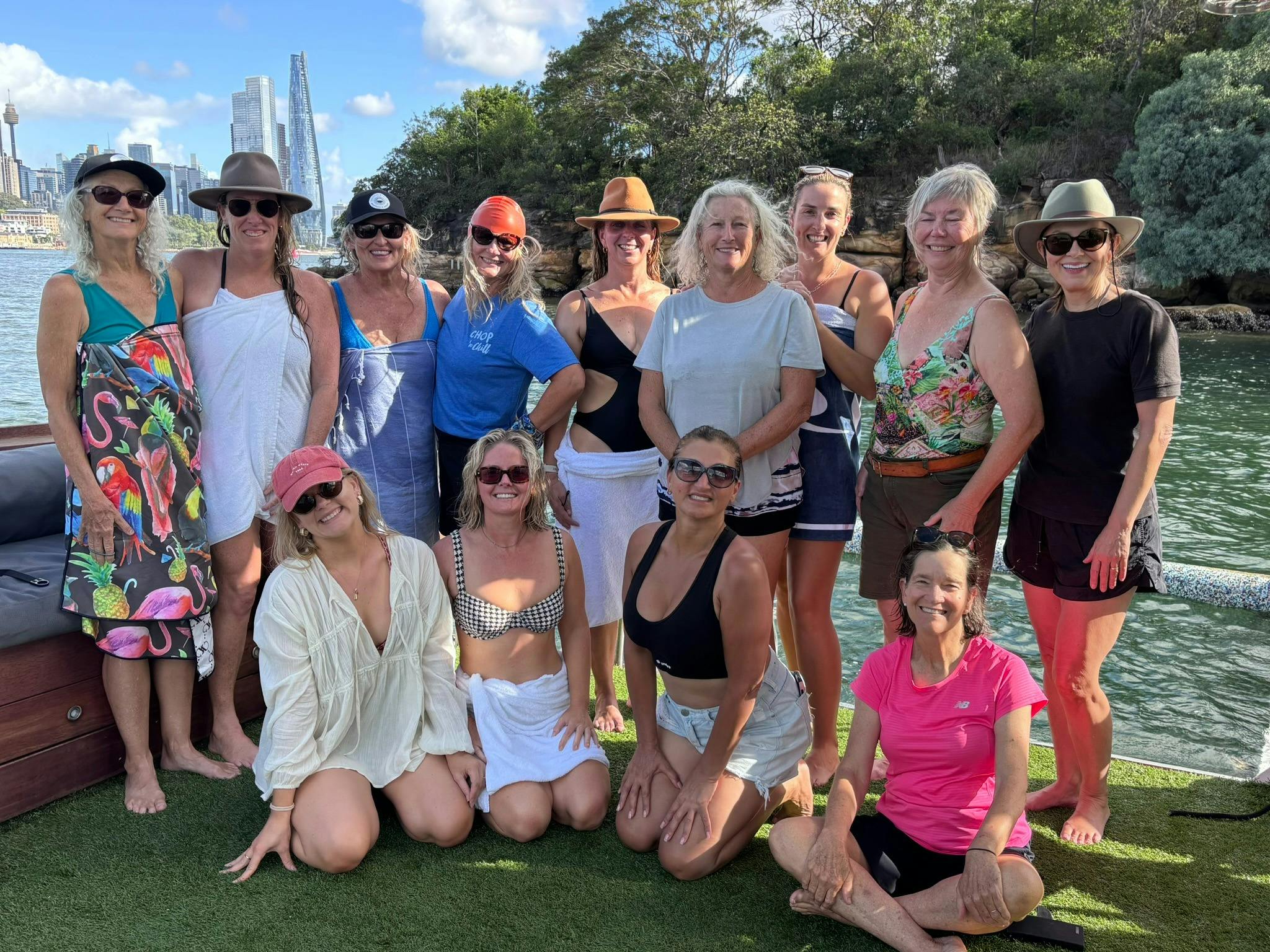 Wellness retreat guests