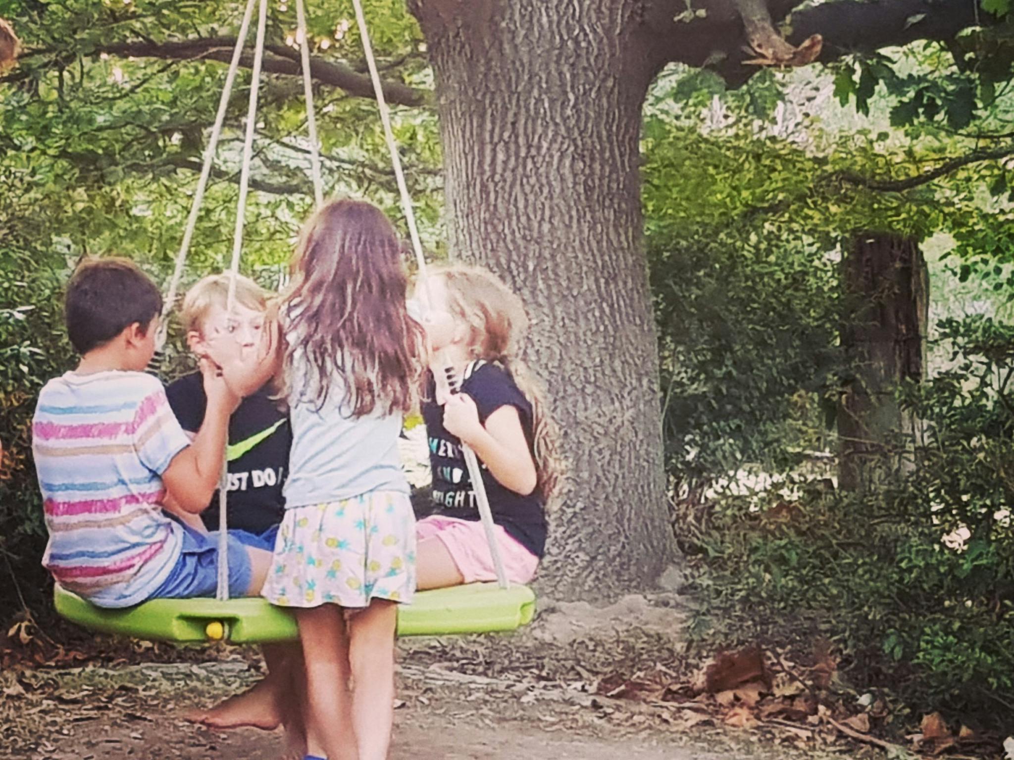Outdoor swing for the kids