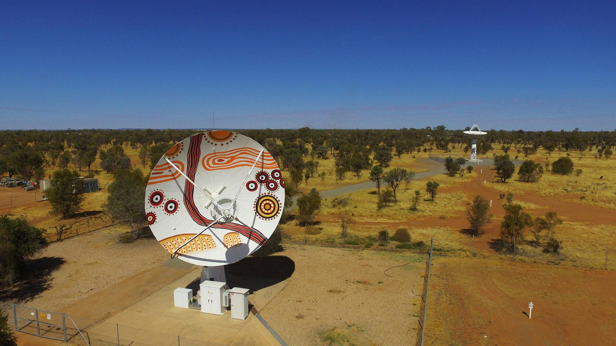 CAT Arrernte satellite dish