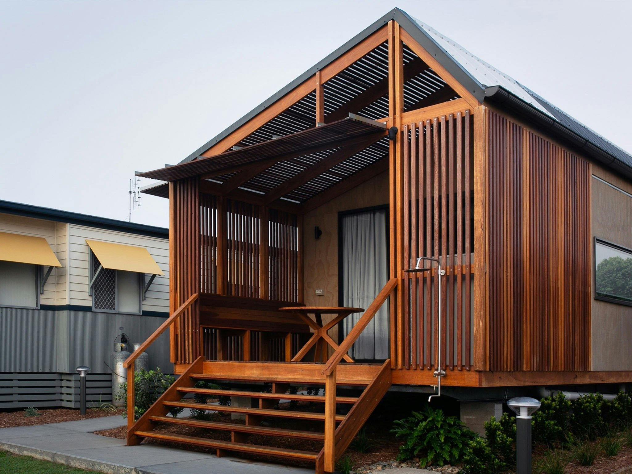 An image of a cabin at Reflections Shaws Bay