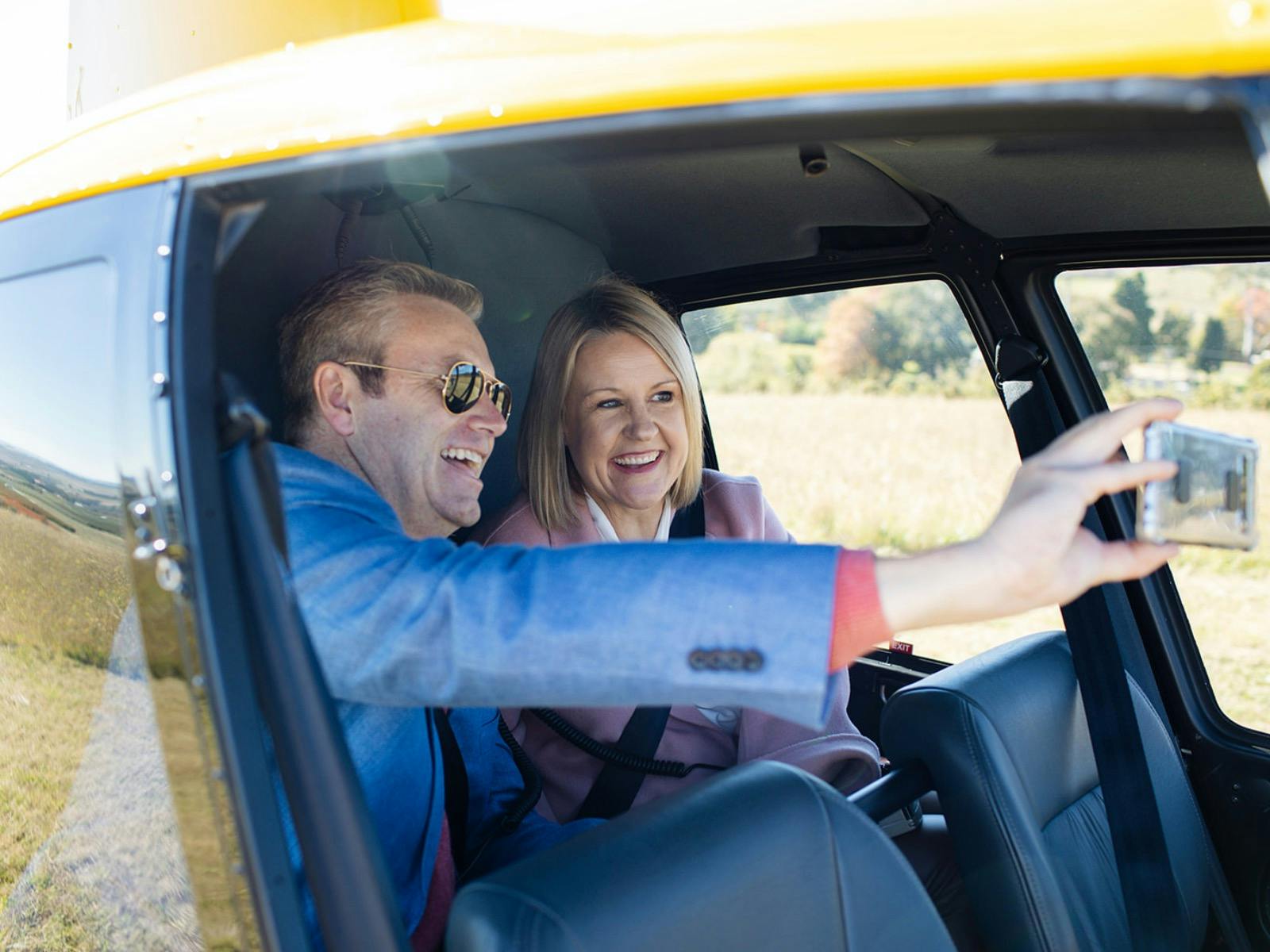 Luxury helicopter tour