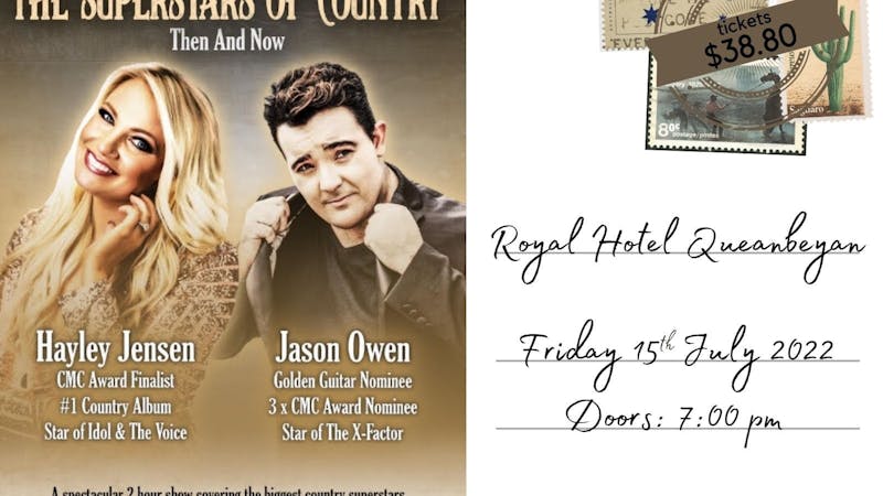 Image for The Superstars of Country: Hayley Jensen & Jason Owen