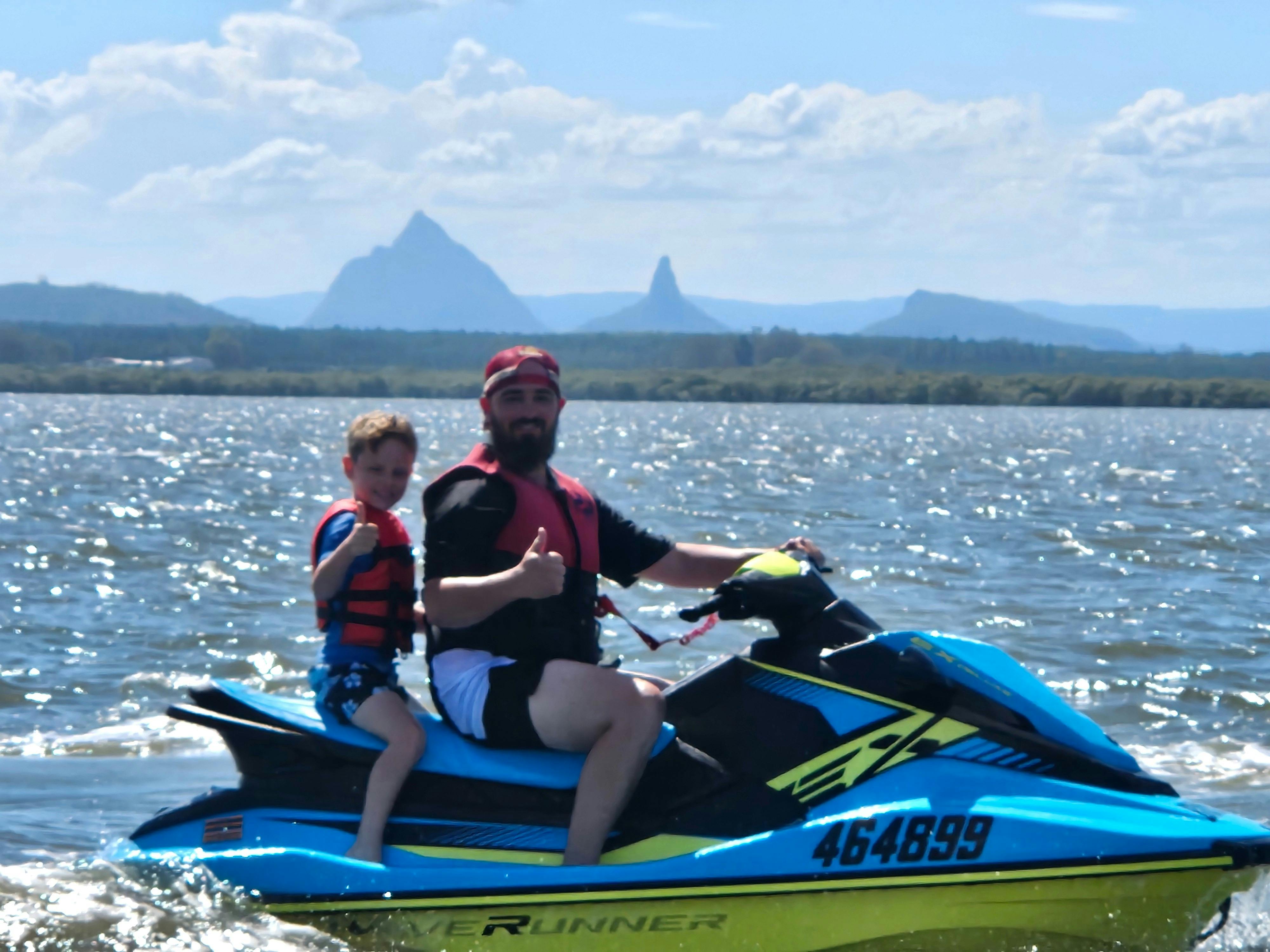 Dad and son
