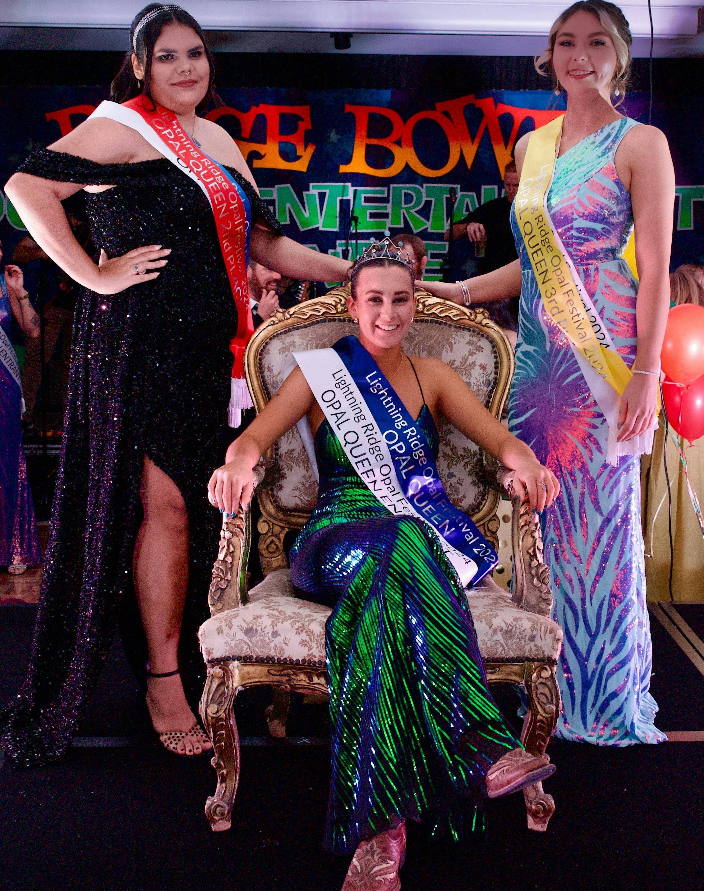 The winners of the 2024 Opal Queen Ball
