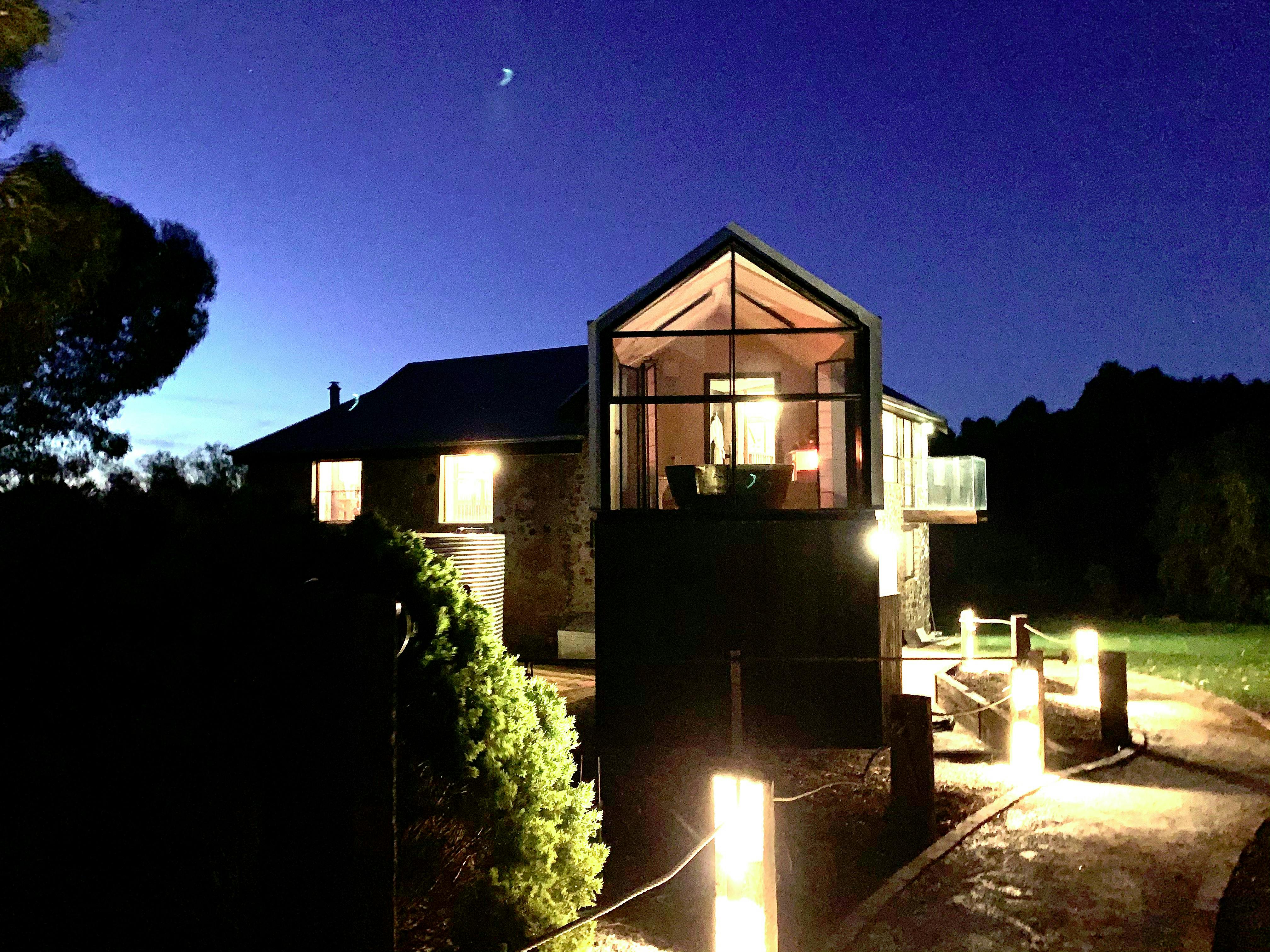 Night Granary facade
