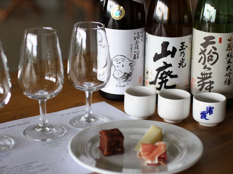 Sake bottle shop will be open soon