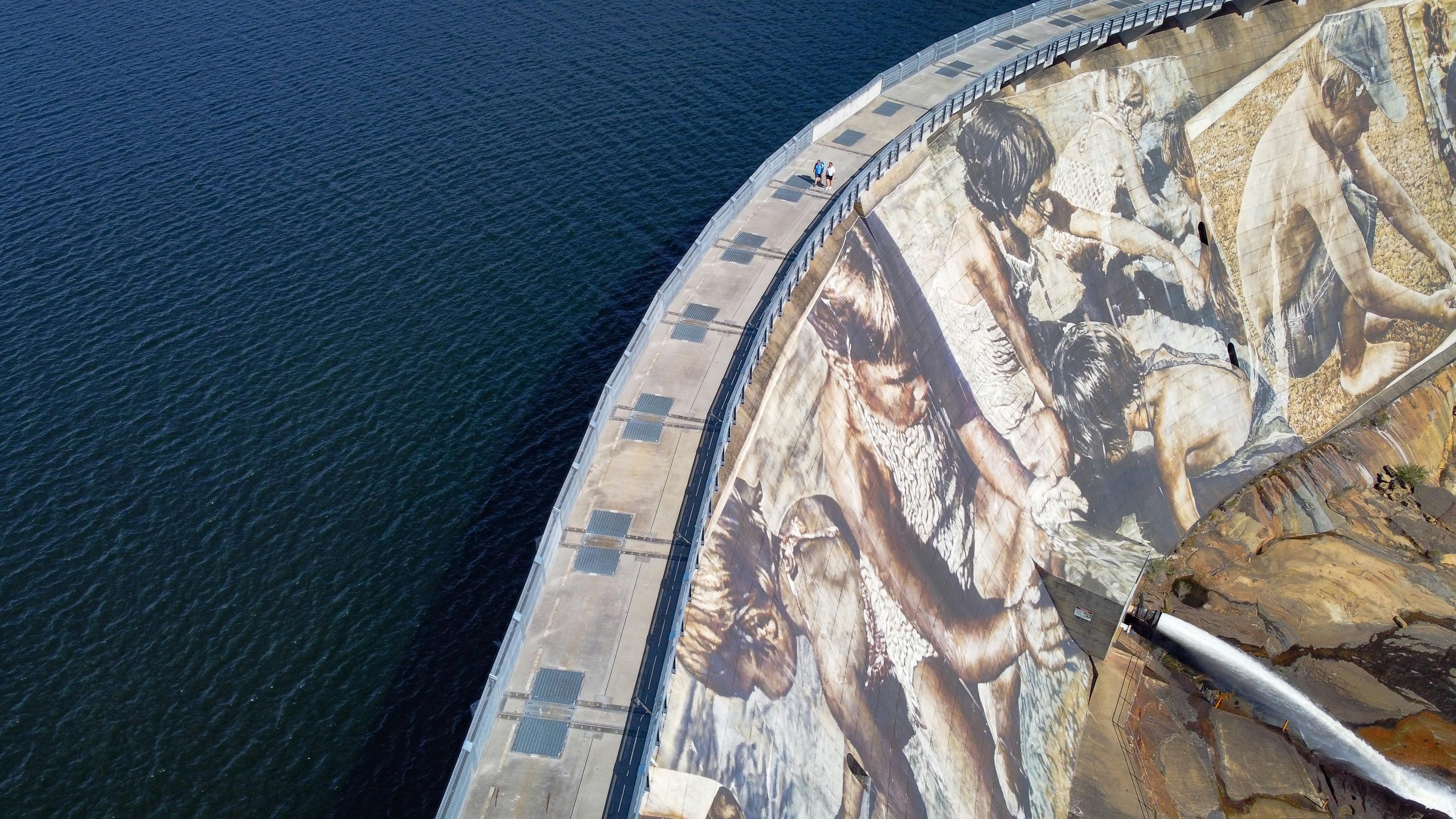 Wellington Dam Mural