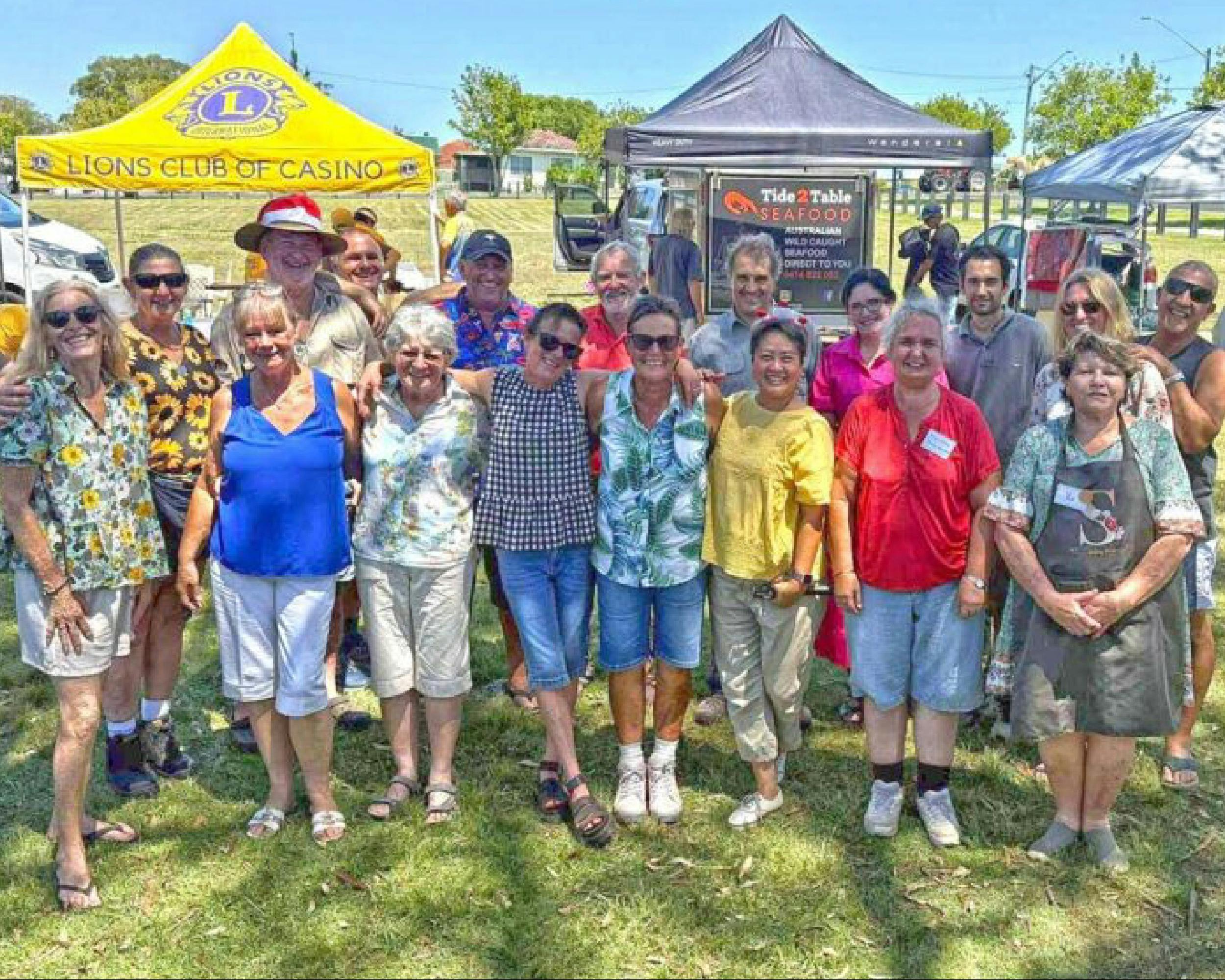 Casino Lions Farmers Market Team