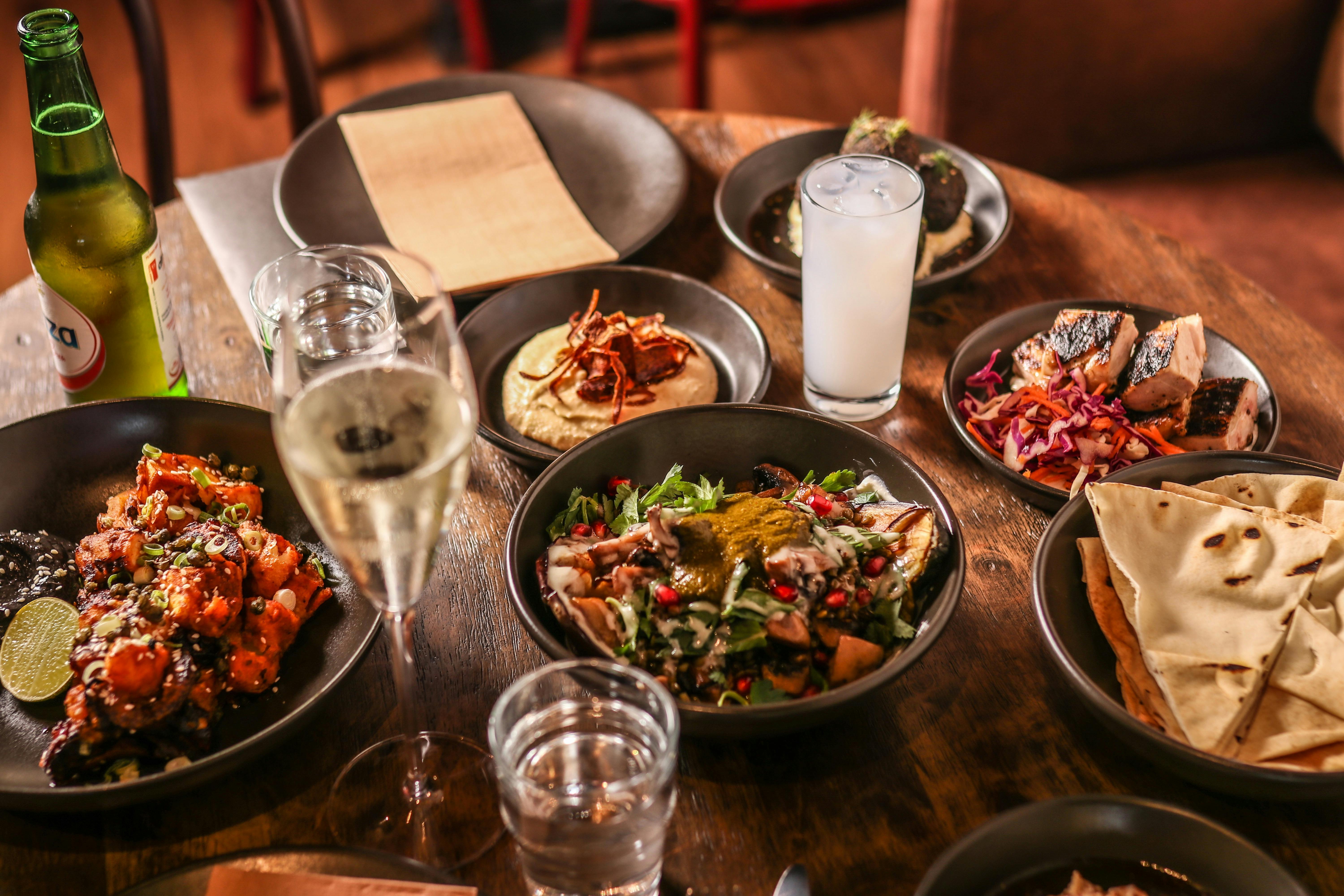 Various dishes at Bar beirut