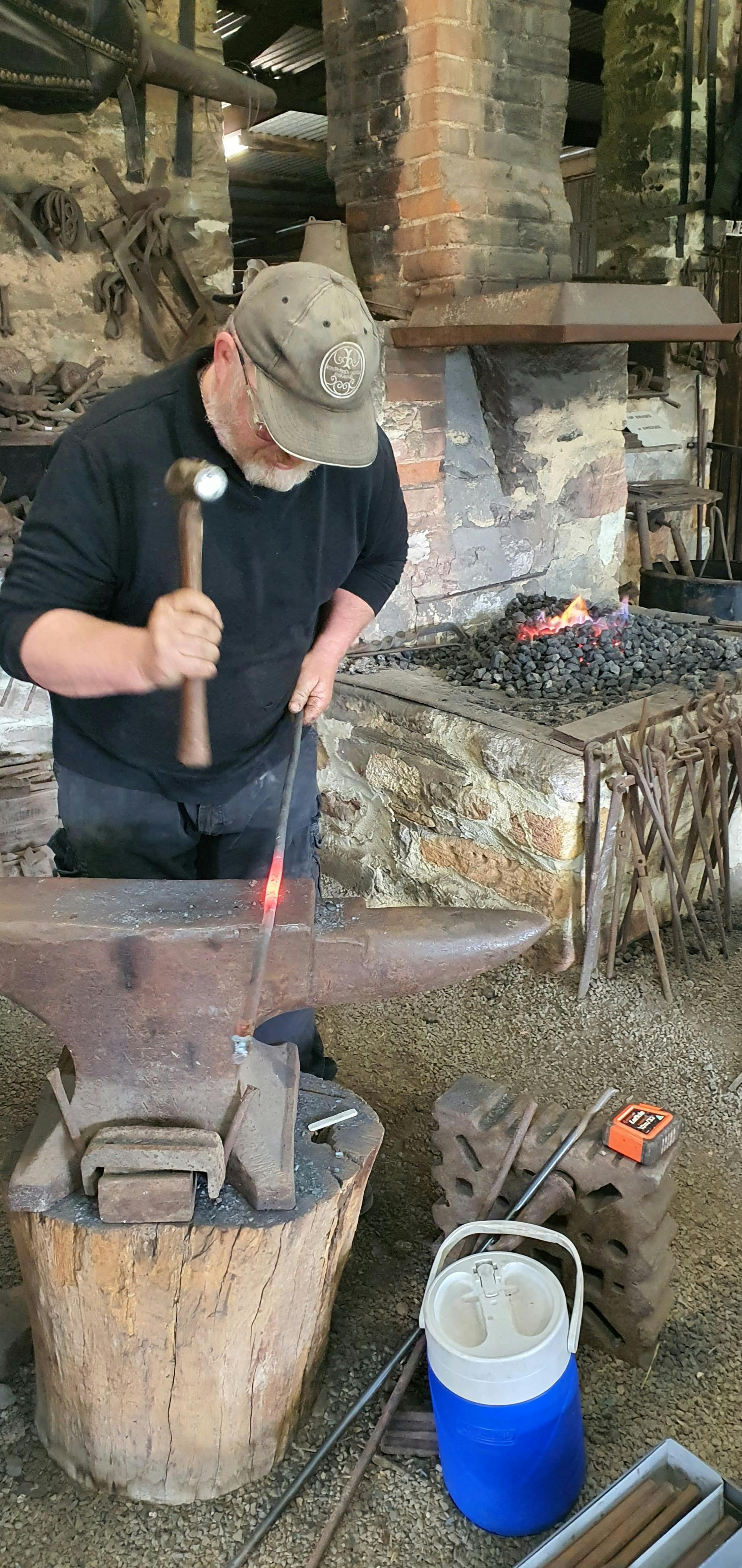 Blacksmith at work