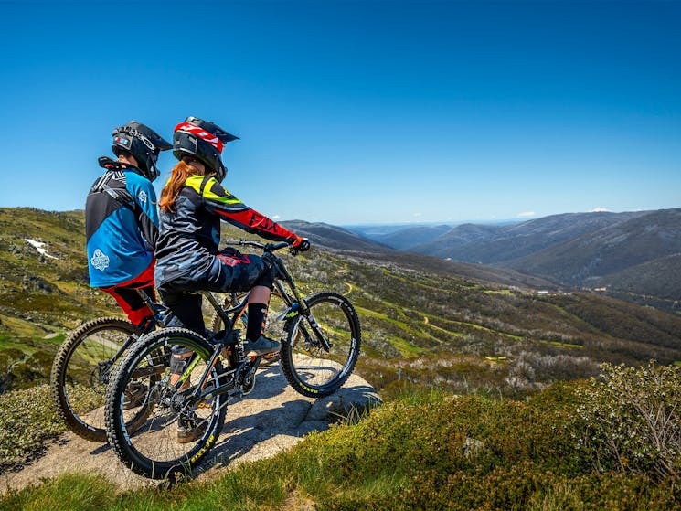 Mountain Bike Riders in Thredbo