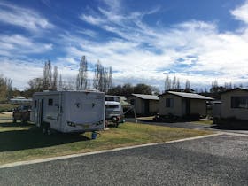 Just some of the cabins at Walcha Caravan Park