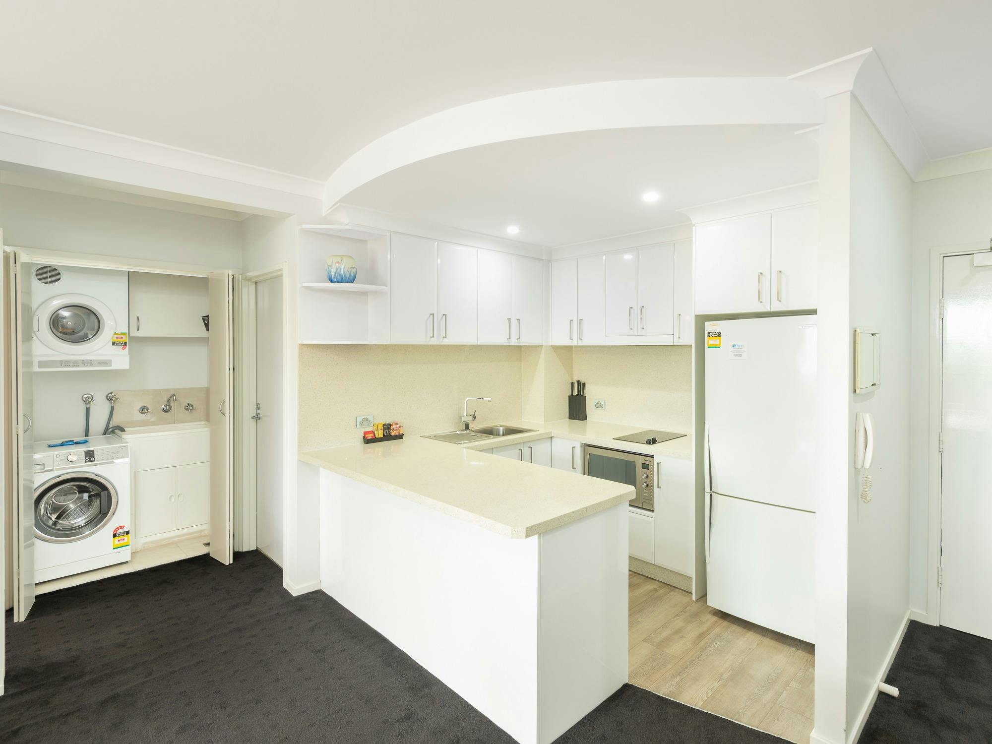 2 Bedroom Apartment Kitchen and Laundry