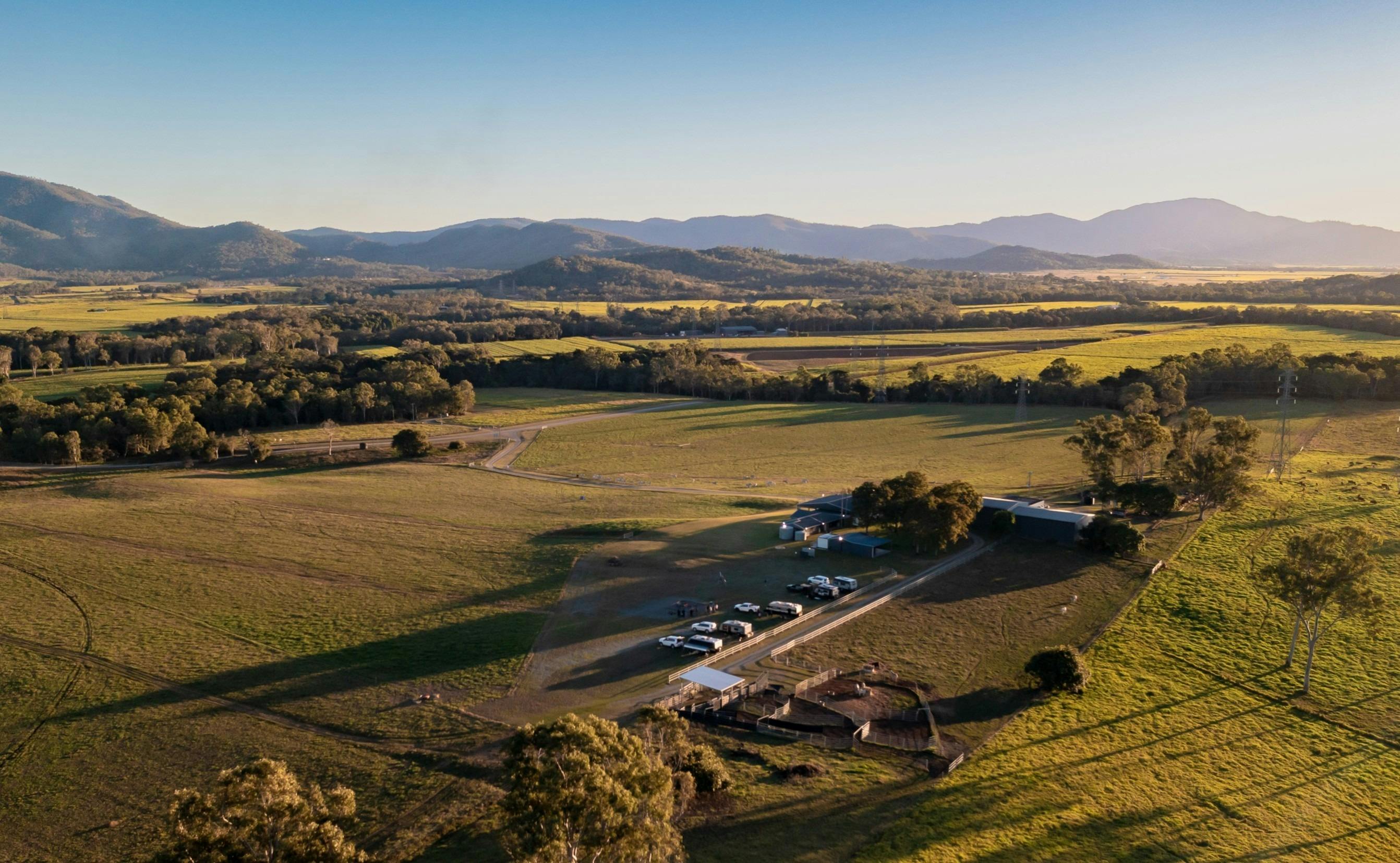 RV  site from the air