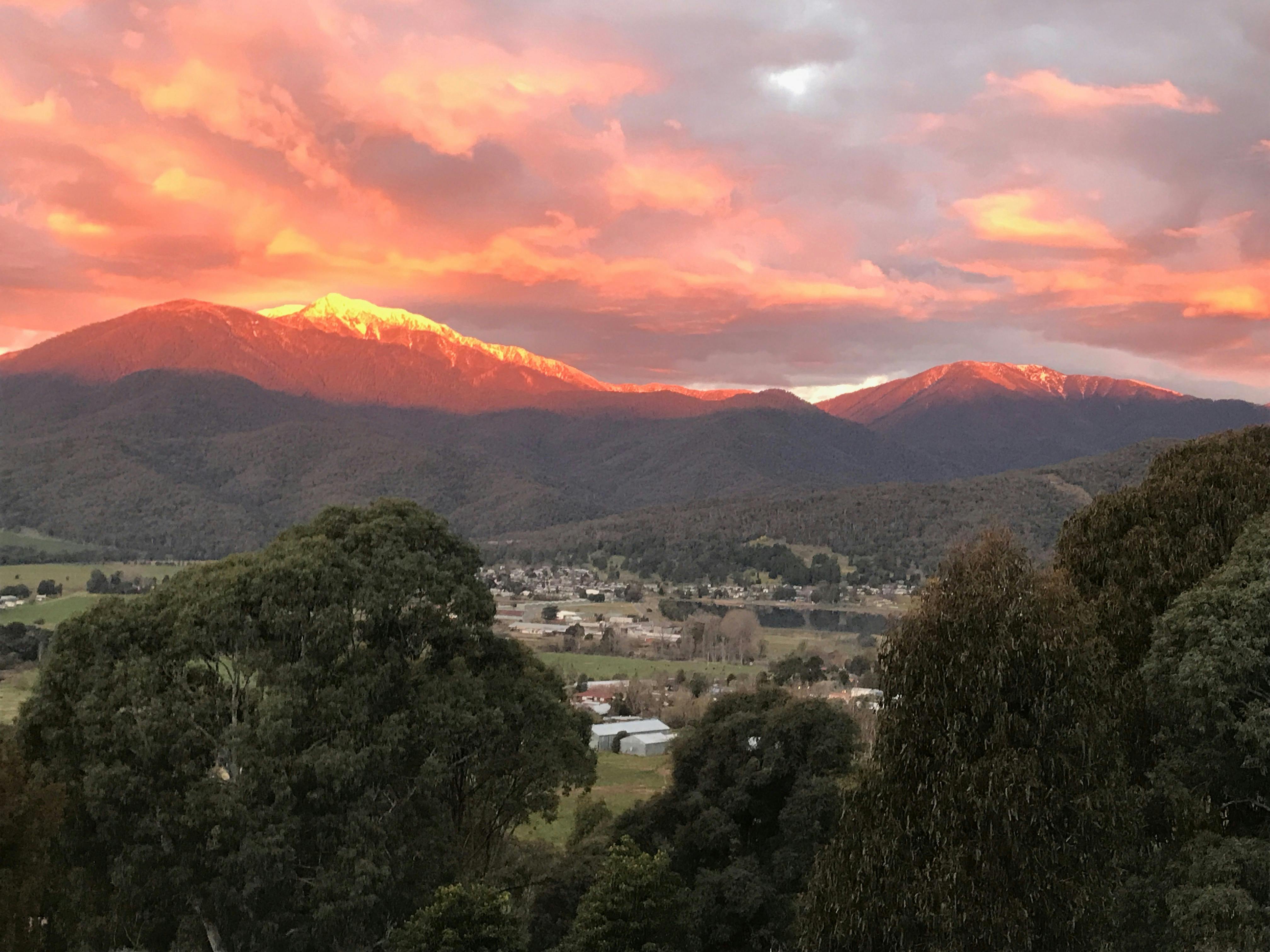 Sunset on Mt Bogong