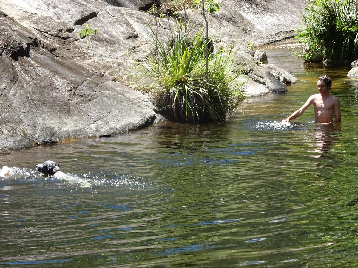 Private swimming hole