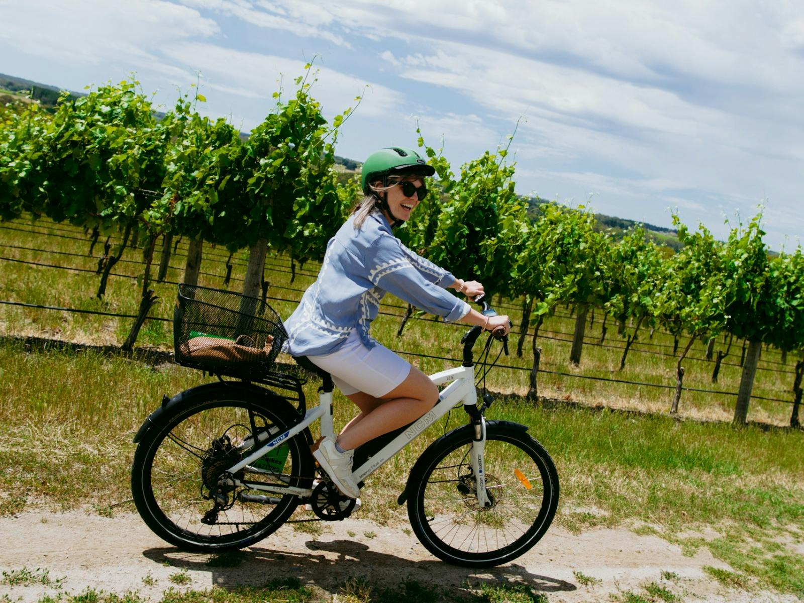 Riding through the vines
