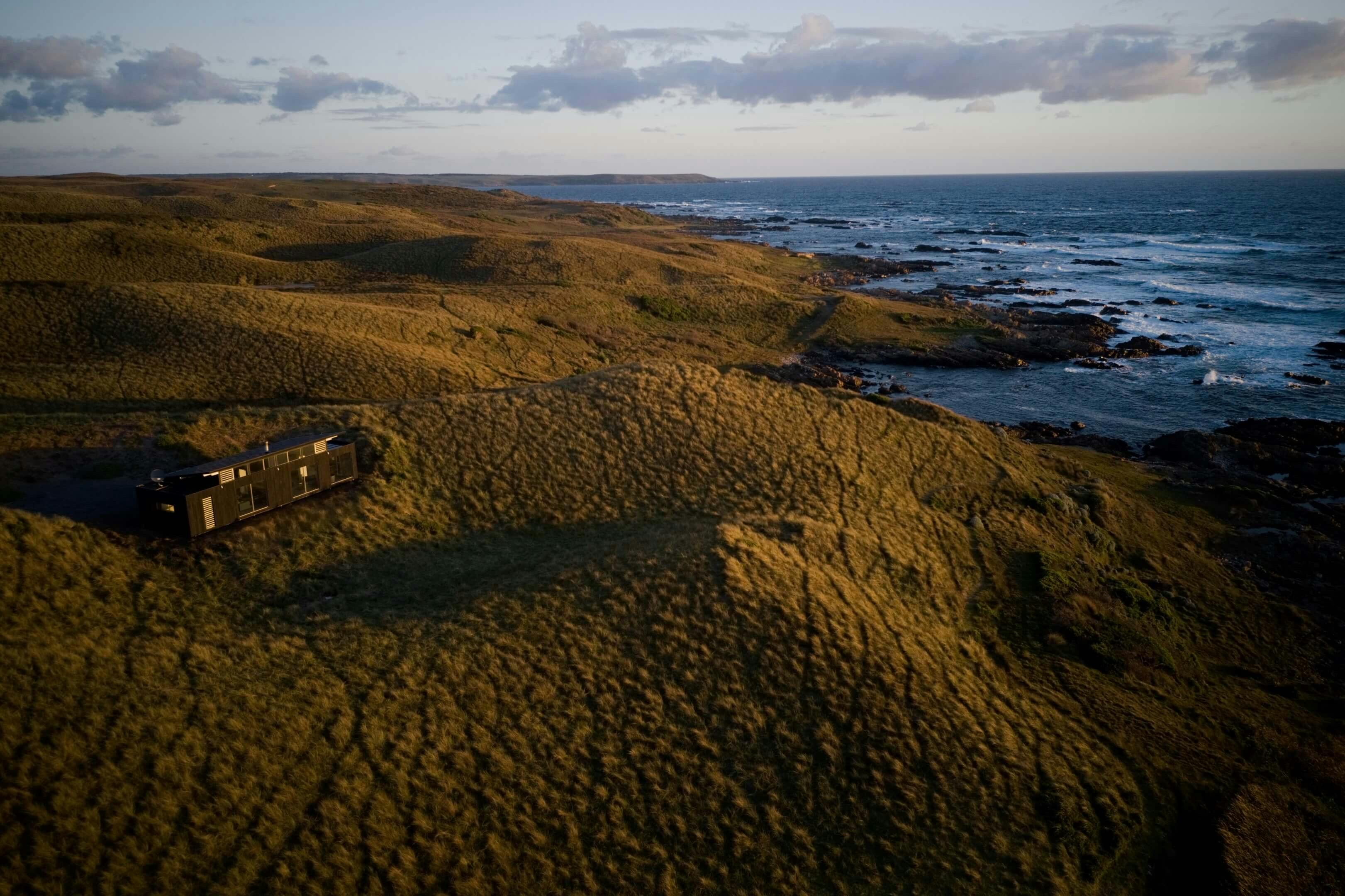 Each lodge sits within 12000 year old grassy sand dunes, on a 96 acre coastal property