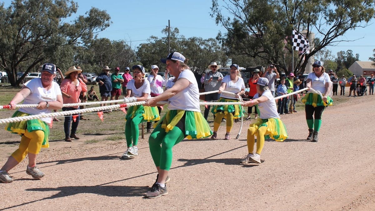 Best dress team on the day, The Real House Wives of Thallon impressed with their strength & style