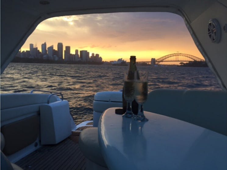 Sydney Harbour twilight charter sunset cruise boat tour