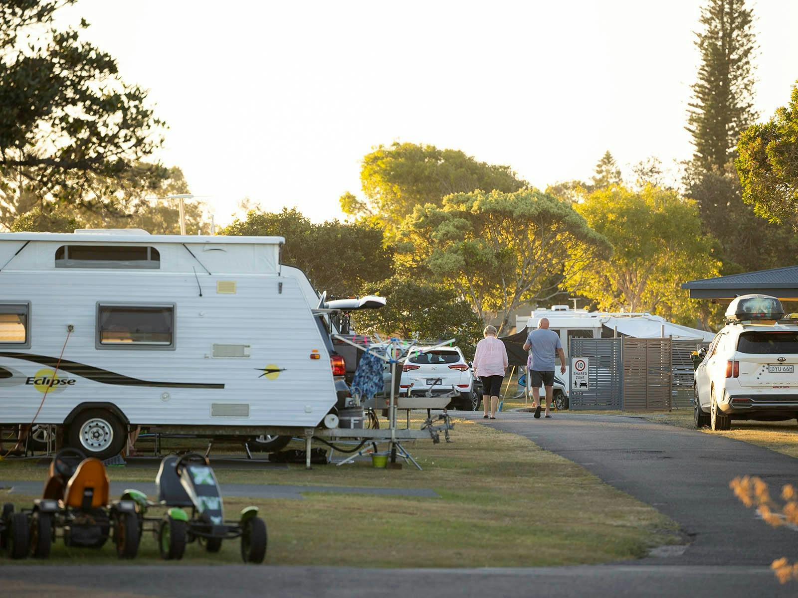 Camping at Lennox Head