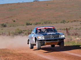 Rallying in the outback
